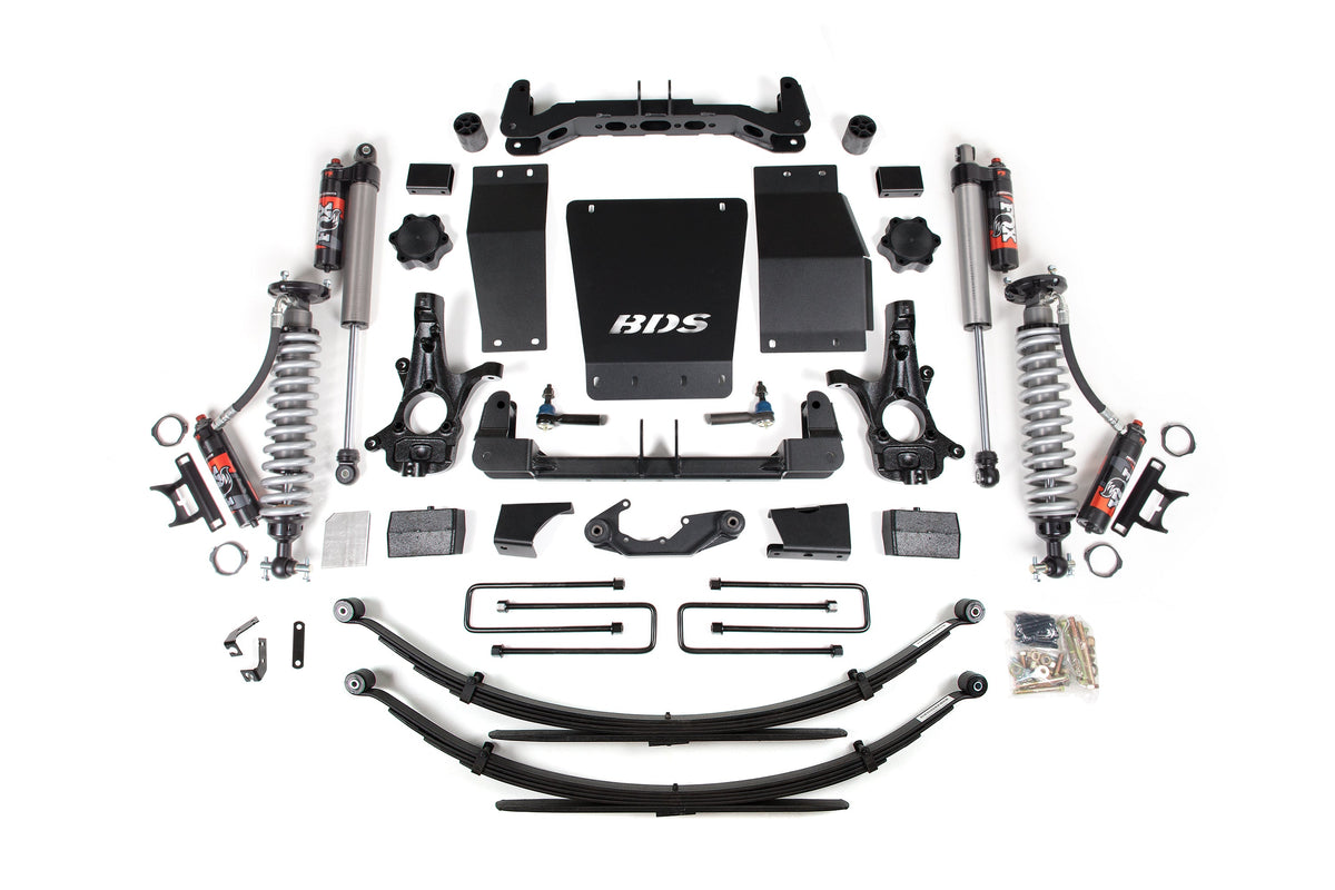 BDS Suspension 4 Inch Lift Kit | FOX 2.5 Performance Elite Coilover | Chevy Silverado or GMC Sierra 1500 (14-18) 4WD - 712F