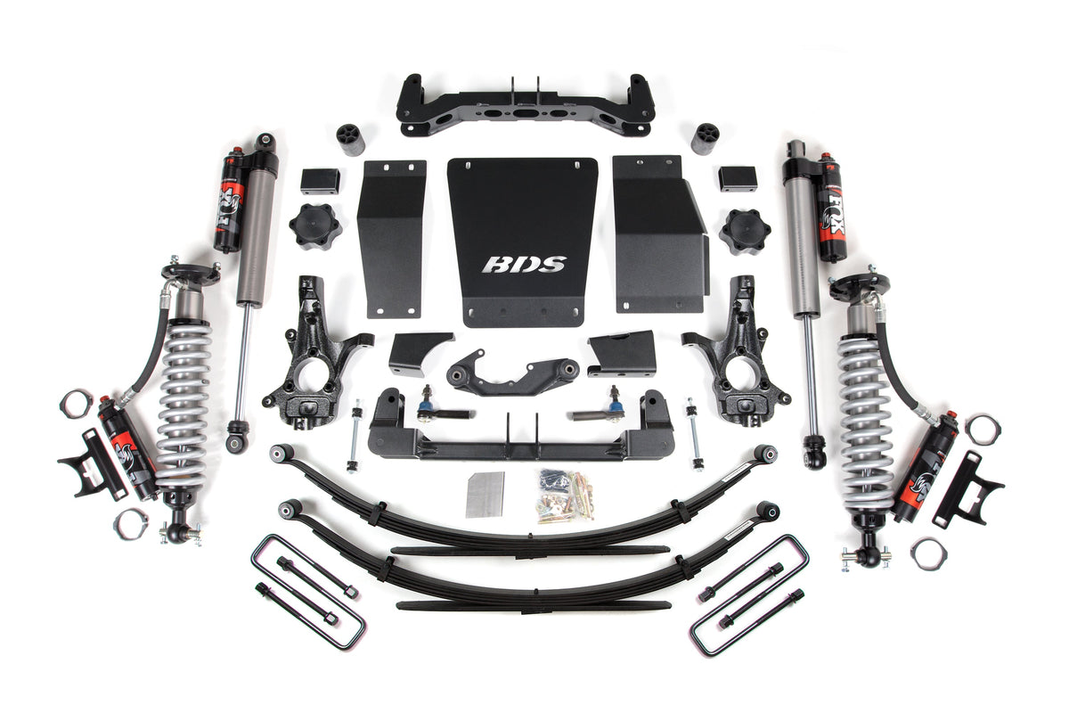 BDS Suspension 6 Inch Lift Kit | FOX 2.5 Performance Elite Coilover | Chevy Silverado or GMC Sierra 1500 (14-18) 4WD - 710F