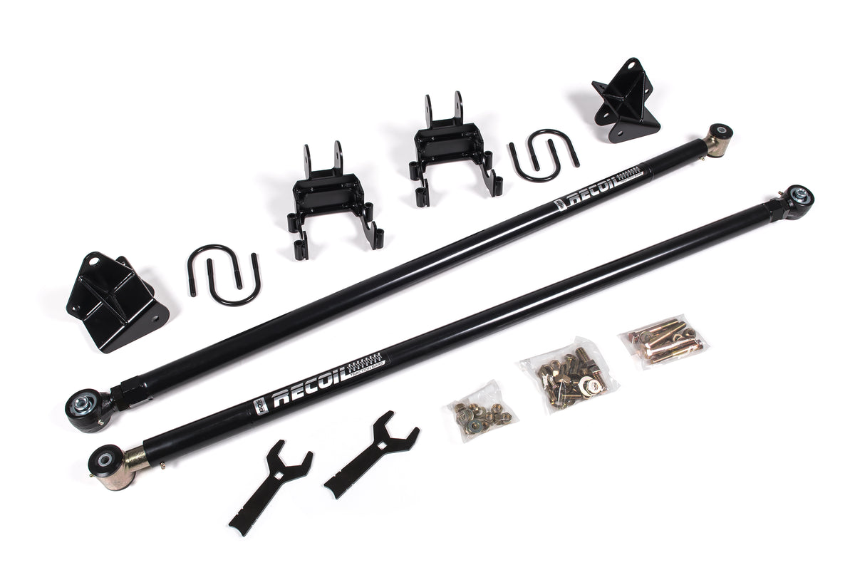 BDS Suspension Recoil Traction Bar Kit Short Bed | 99-16 Super Duty