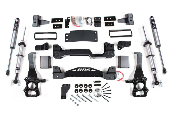 BDS Suspension 4 Inch Lift Kit | FOX 2.0 IFP Strut | Ford F150 (15-20) 4WD