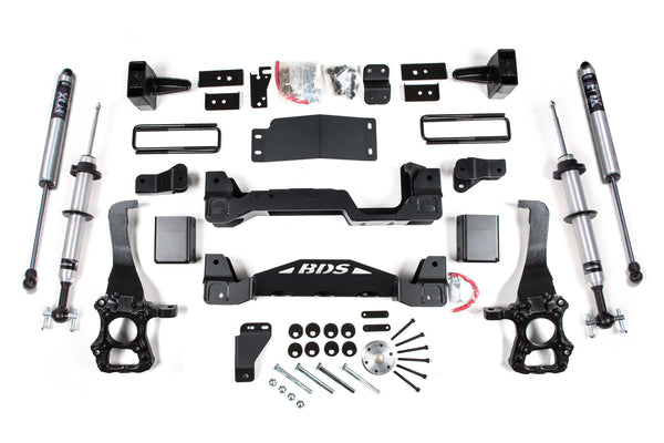 BDS Suspension 6 Inch Lift Kit | FOX 2.0 IFP Strut | Ford F150 (15-20) 4WD