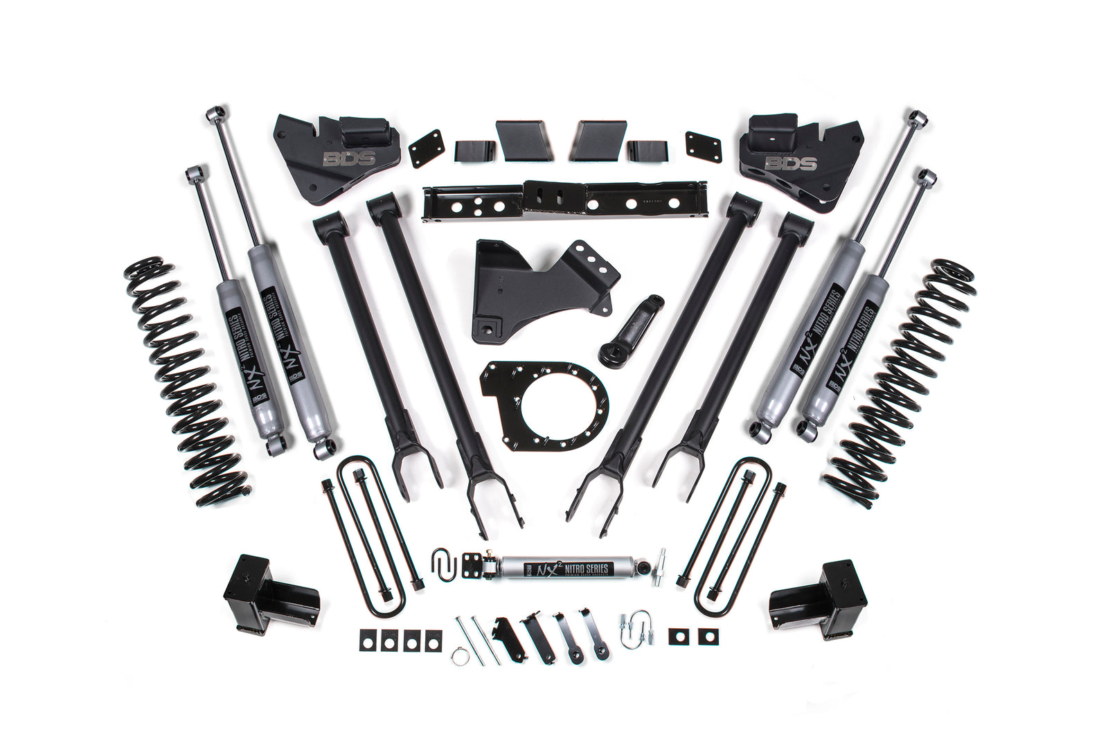 BDS Suspension 7 Inch Lift Kit w/ 4-Link | Ford F250/F350 Super Duty (20-22) 4WD | Diesel