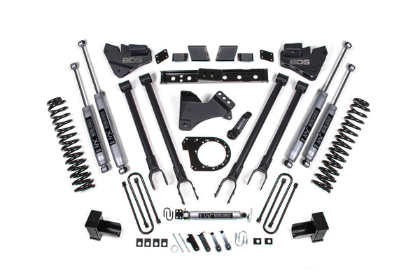 BDS Suspension 6 Inch Lift Kit w/ 4-Link | Ford F350 Super Duty DRW (20-22) 4WD | Diesel