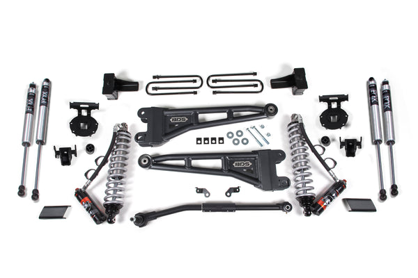 BDS Suspension 2.5 Inch Lift Kit w/ Radius Arm | FOX 2.5 Coil-Over Conversion | Ford F250/F350 Super Duty (17-19) 4WD | Diesel