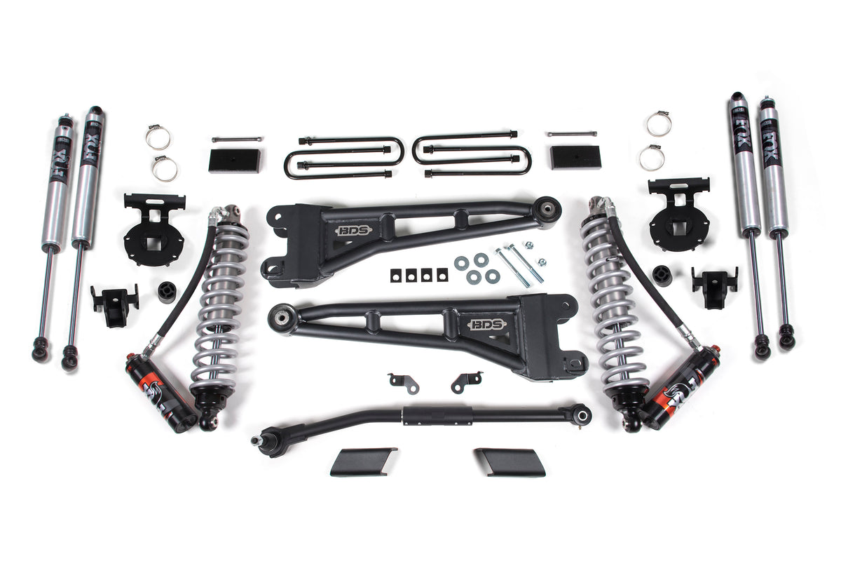 BDS Suspension 2.5 Inch Lift Kit w/ Radius Arm | FOX 2.5 Coil-Over Conversion | Ford F250/F350 Super Duty (20-22) 4WD | Diesel