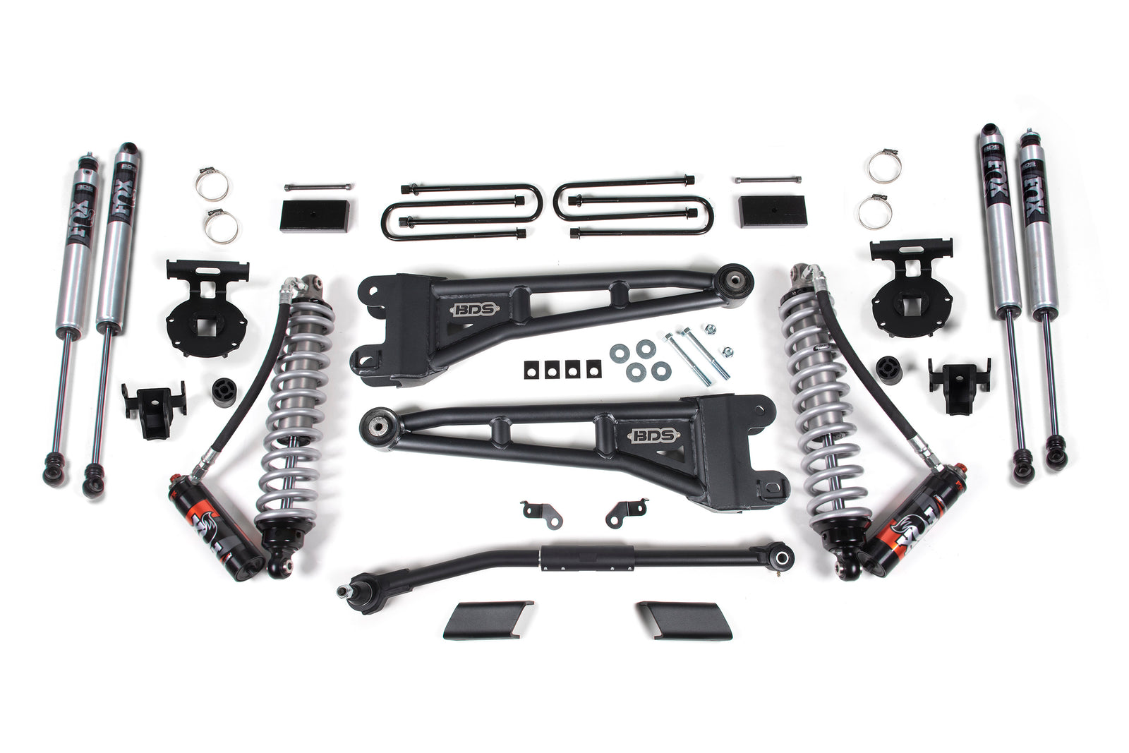 BDS Suspension 2.5 Inch Lift Kit w/ Radius Arm | FOX 2.5 Coil-Over Conversion | Ford F250/F350 Super Duty (20-22) 4WD | Diesel