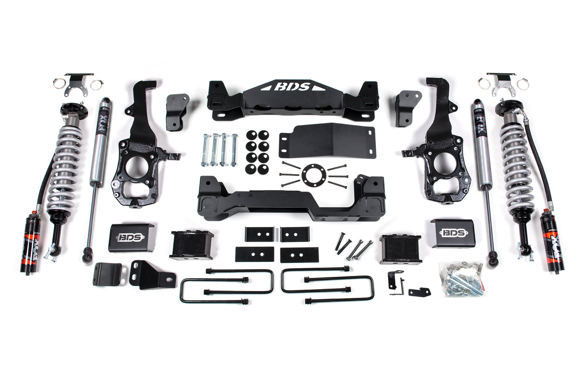 BDS Suspension 6 Inch Lift Kit | FOX 2.5 Performance Elite Coil-Over | Ford F150 (21-26) 4WD