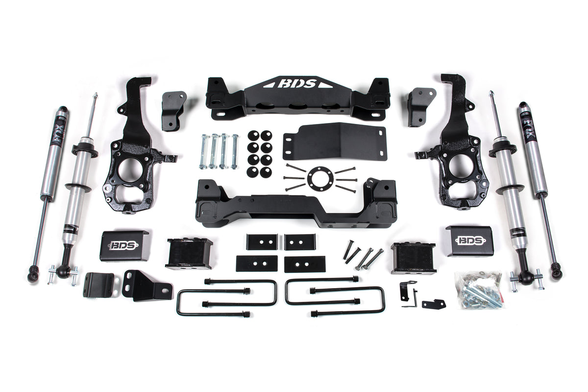 BDS Suspension 6 Inch Lift Kit | FOX 2.0 Strut | Ford F150 (21-26) 4WD