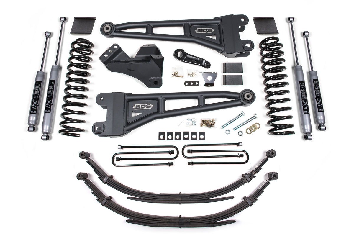 BDS Suspension 6 Inch Lift Kit w/ Radius Arm | Ford F250/F350 Super Duty (11-16) 4WD | Diesel