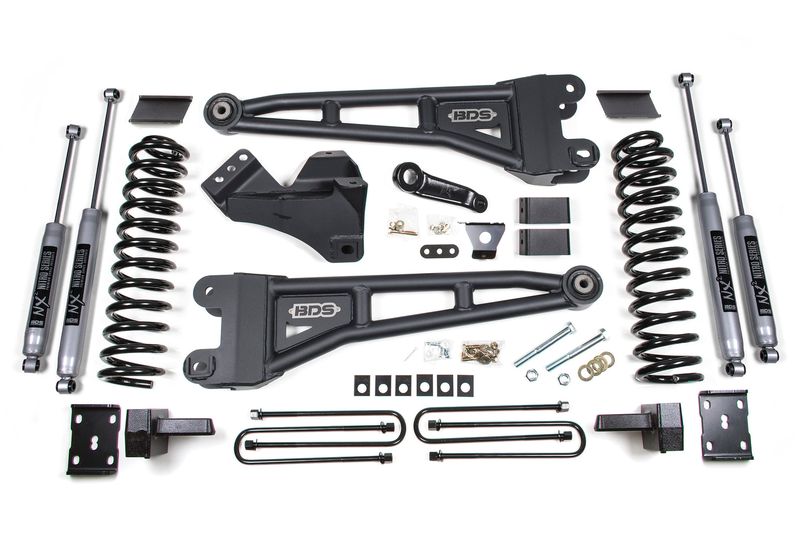 BDS Suspension 4 Inch Lift Kit w/ Radius Arm | Ford F250/F350 Super Duty (11-16) 4WD | Gas