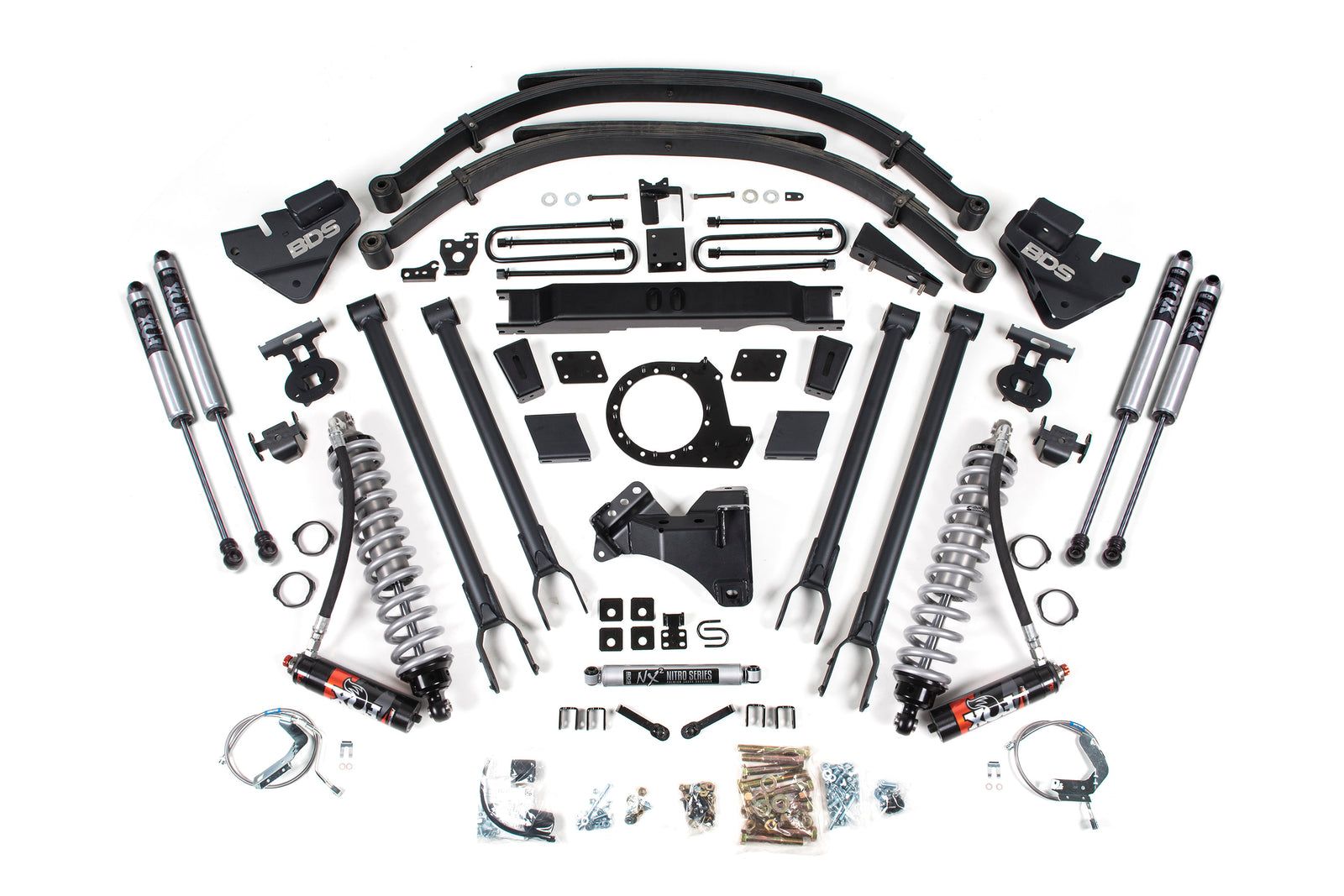 BDS Suspension 9" 4-LINK Lift Kit With FOX 2.5 Coil-overs | 20-22 F-250/F-350 Super Duty 4WD Diesel