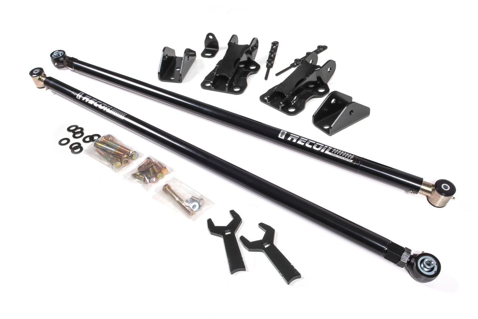 BDS Suspension Recoil Traction Bar Kit | Ford F250/F350/F450 Super Duty (17-26) w/ 4.5 in Axle