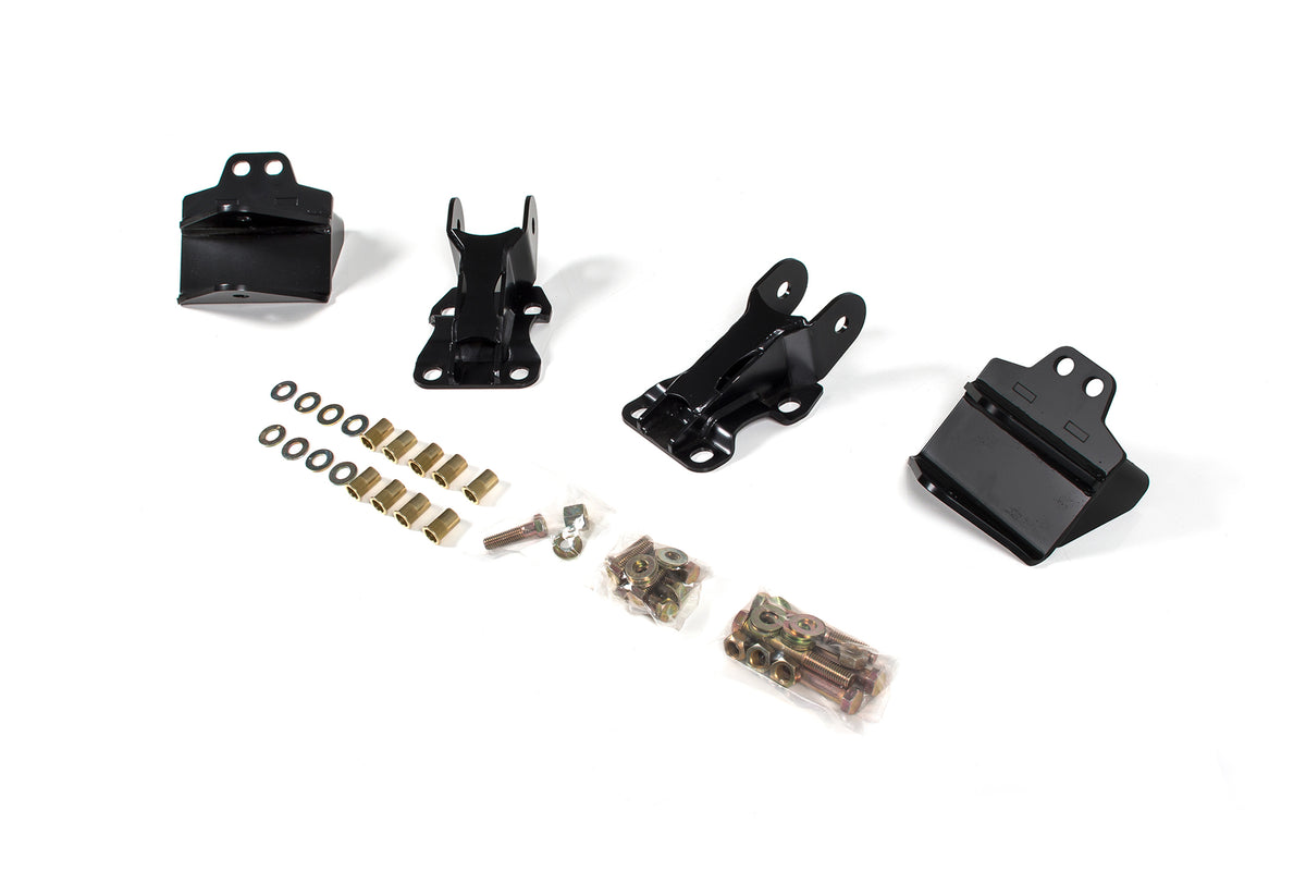 BDS Suspension Mounting Kit for Recoil Traction Bars | 2007-2026 Chevy Silverado and GMC Sierra 1500