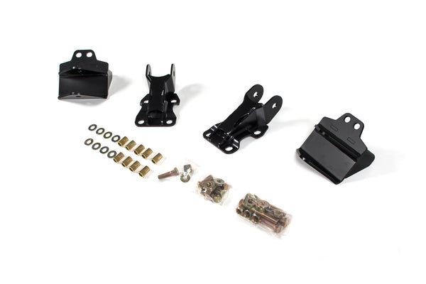 BDS Suspension Mounting Kit for Recoil Traction Bars | 2007-2026 Chevy Silverado and GMC Sierra 1500