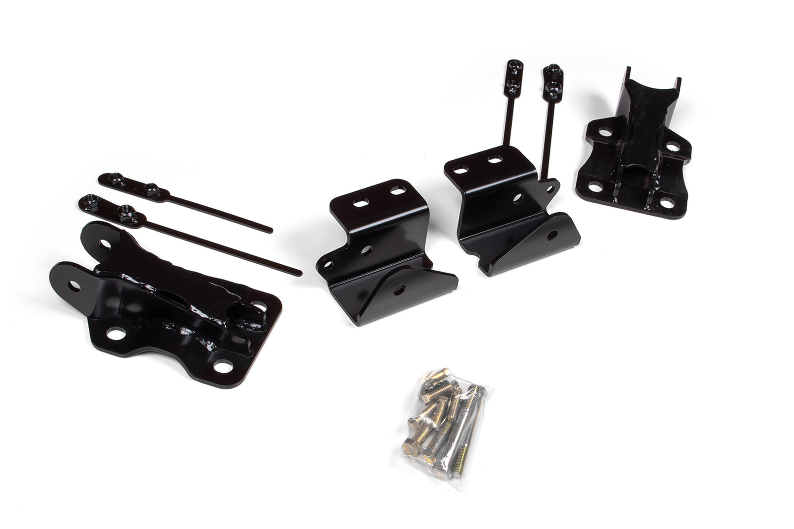 BDS Suspension Mounting Kit for Recoil Traction Bars | 2020-2026 Chevy Silverado and GMC Sierra 2500HD / 3500HD | SRW
