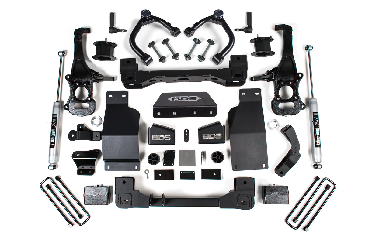 BDS Suspension 4 Inch Lift Kit | Chevy Trail Boss or GMC AT4 1500 (20-26) 4WD | Diesel