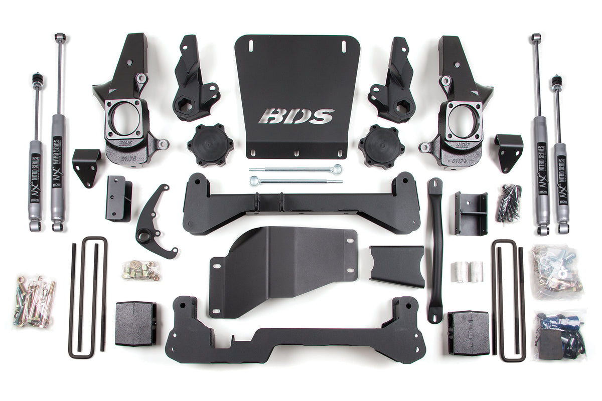 BDS Suspension 7 Inch Lift Kit | Chevy Silverado or GMC Sierra 2500HD/3500 (01-10) 4WD