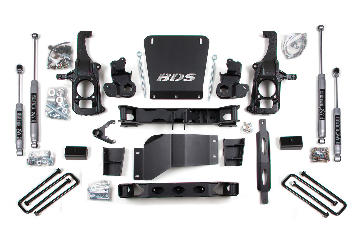 BDS Suspension 6.5 Inch Lift Kit | Chevy Silverado or GMC Sierra 2500HD/3500 (11-19) 2/4WD