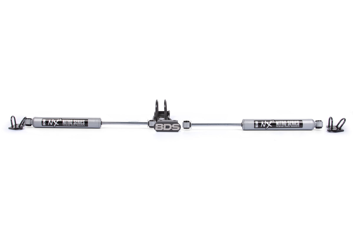 BDS Suspension Dual Steering Stabilizer w/ NX2 | Chevy/GMC 4WD 69–91