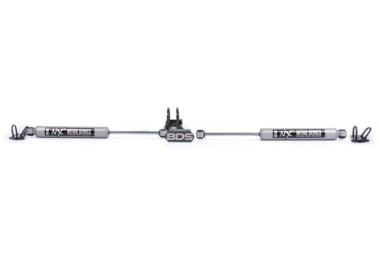 BDS Suspension Dual Steering Stabilizer w/ NX2 | Chevy/GMC 4WD 69–91