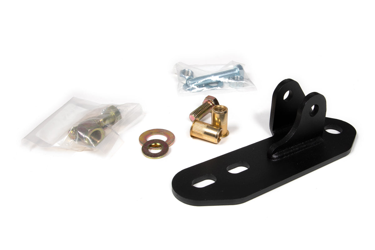 BDS Suspension Single Steering Stabilizer Mounting Kit | 2016-2026 Chevy Silverado and GMC Sierra 2500HD / 3500HD | Without Factory Mount