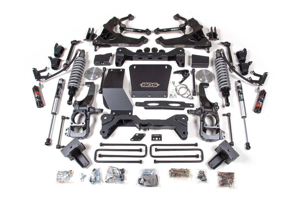 BDS Suspension 6.5" FOX 2.5 Coilover Lift Kit | 2020–2026 Silverado & Sierra 2500HD/3500HD Diesel 4WD