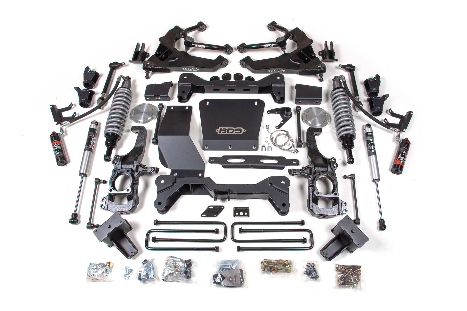 BDS Suspension 6.5" FOX 2.5 Coilover Lift Kit | 2020–2026 Silverado & Sierra 2500HD/3500HD Diesel 4WD