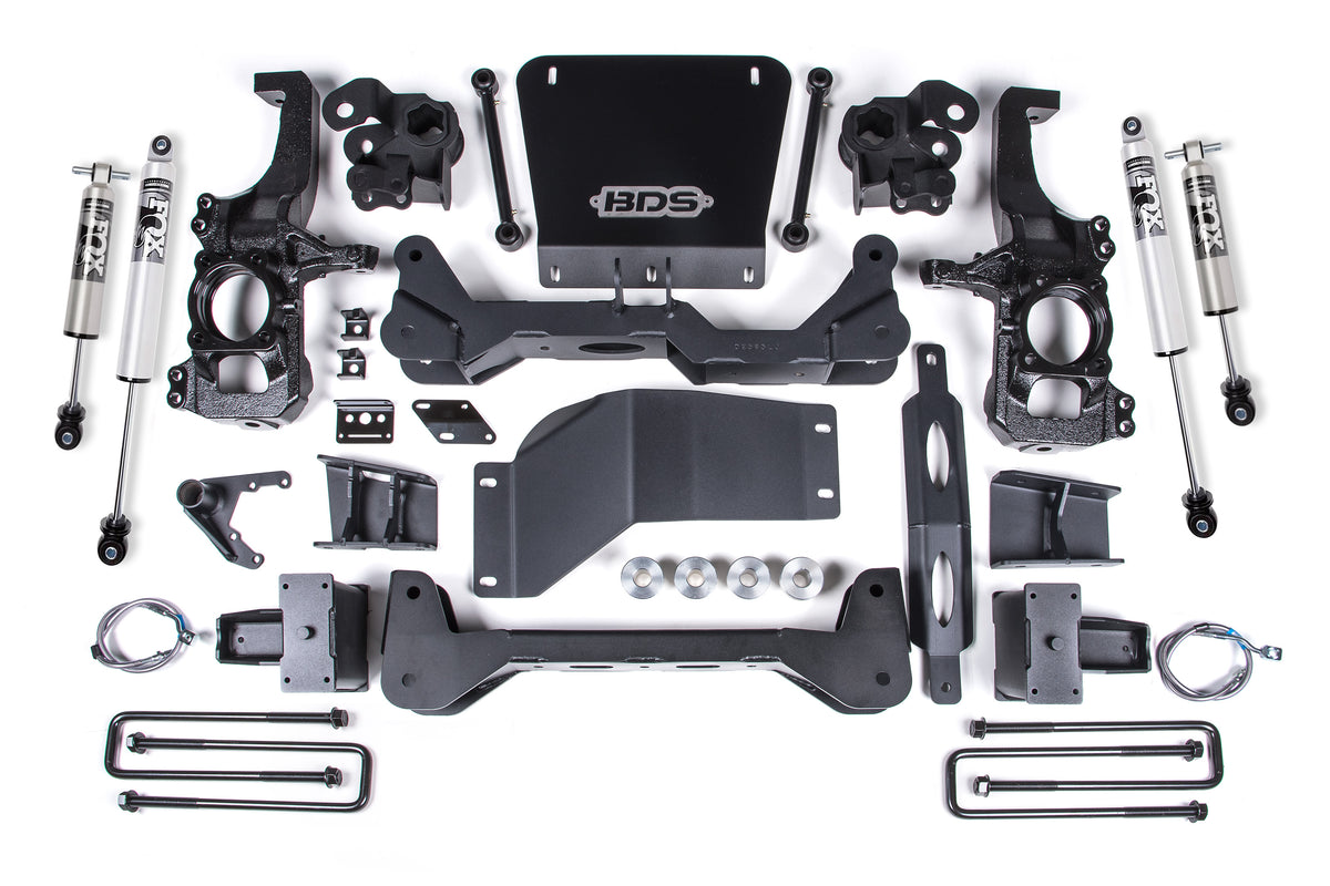 BDS Suspension 6.5 Inch Lift With Fox 2.5 Performance Series Hto Shocks | Chevy Silverado 2500 (2020-2026) | GMC Sierra 2500 (2020-2026) - 753FPP