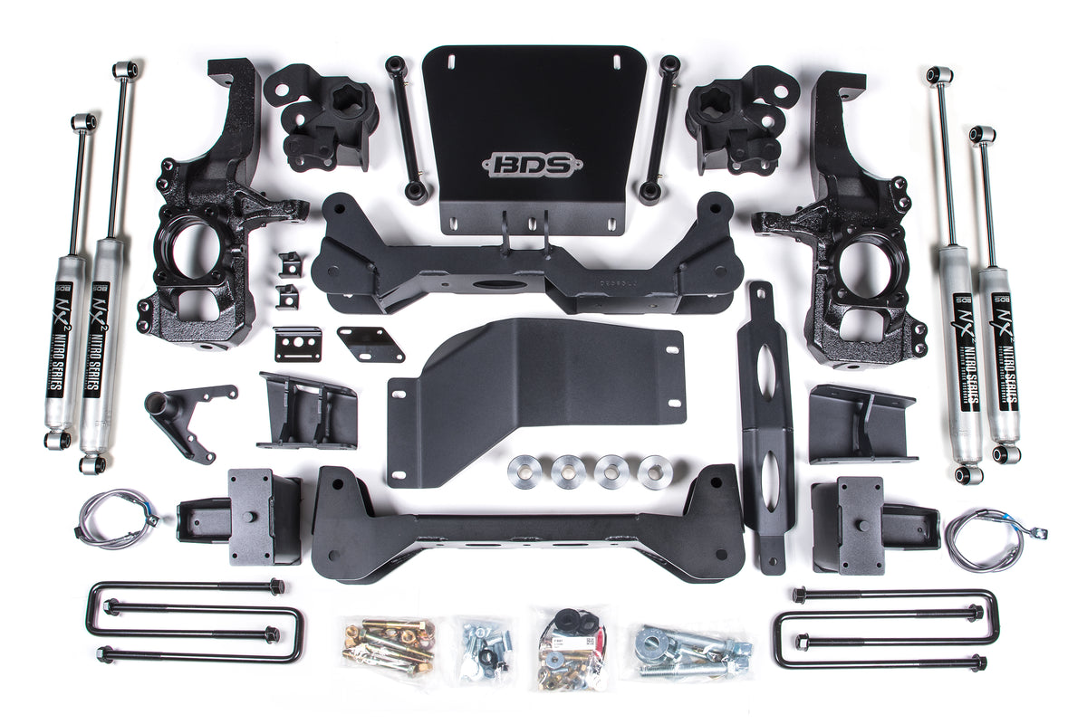 BDS Suspension 6.5" Lift Kit | Chevy Silverado & GMC Sierra 2500HD/3500HD (2020–2026) 4WD