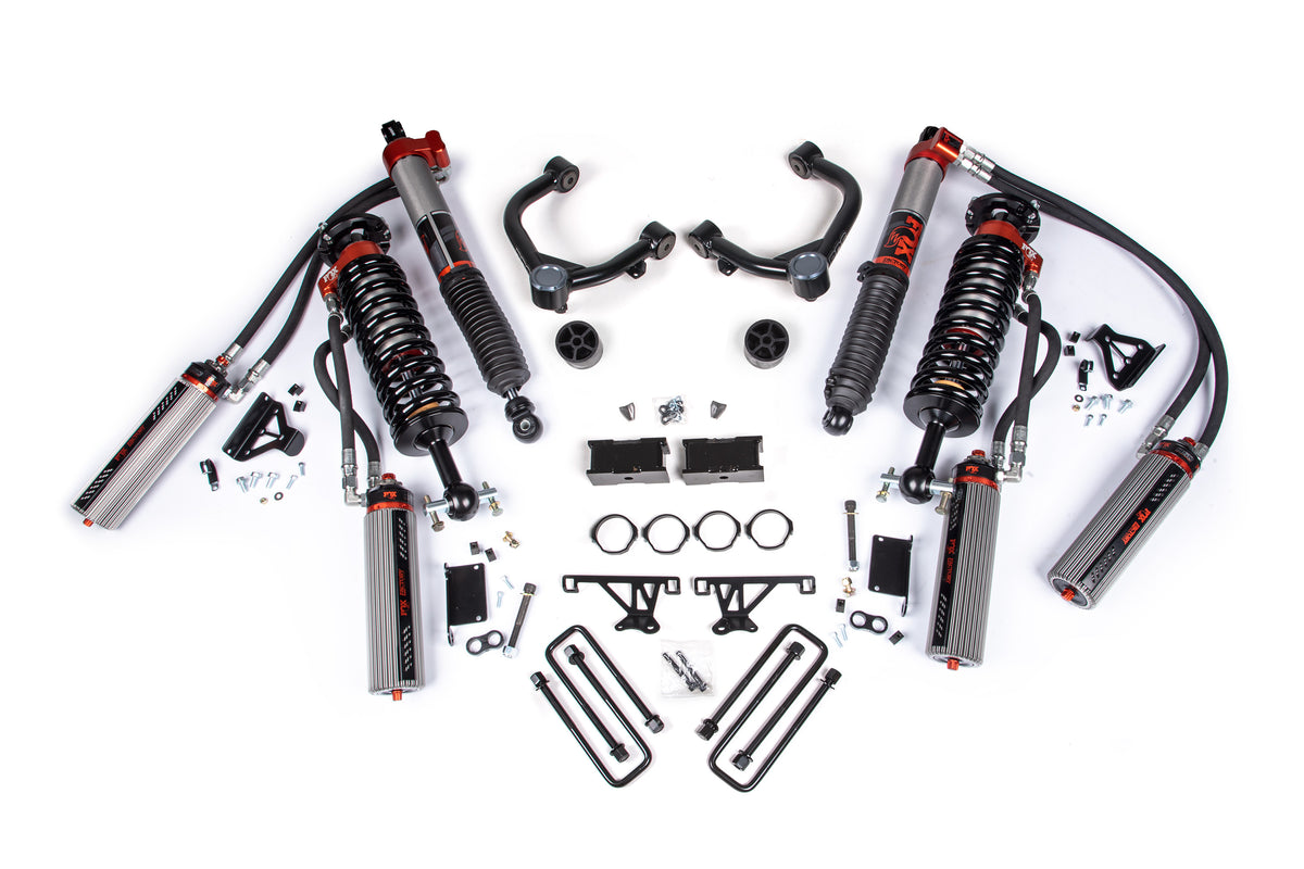 BDS Suspension 2019-2023 Chevy/GMC 1500 3.5" Factory Race Series 3.0 IBP Coil over Kit, 3.0 IBP Rear Shock