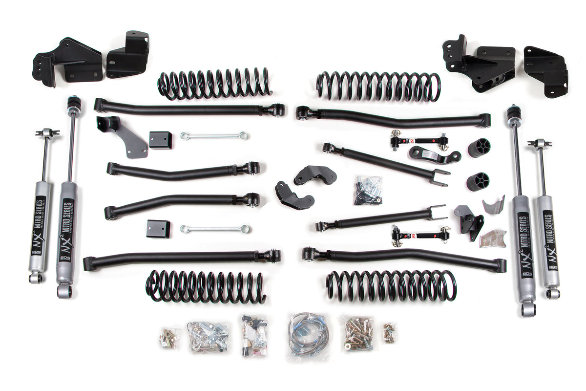 BDS Suspension 5.5 Inch Lift Kit | Long Arm | Jeep Wrangler JK (07-18) 2-Door