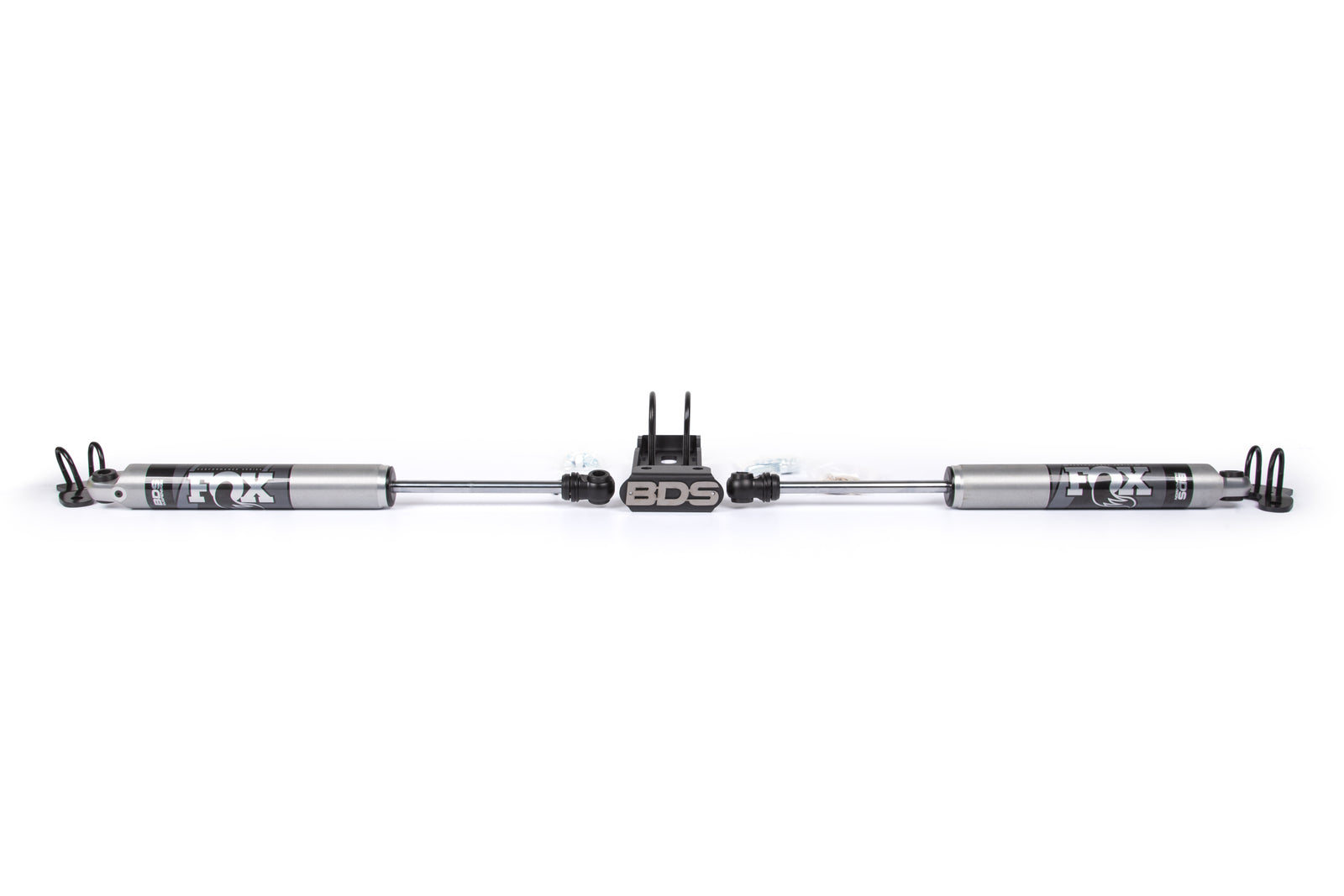 BDS Suspension Dual Steering Stabilizer Kit w/ FOX 2.0 Performance Shocks | Jeep Wrangler JK (07-18)