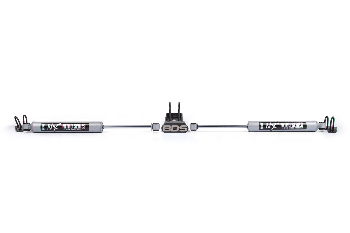 BDS Suspension Dual Steering Stabilizer w/ NX2 | Jeep JL & JT 18-26