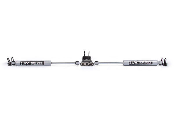 BDS Suspension Dual Steering Stabilizer w/ NX2 | Jeep Wrangler JK 07–18