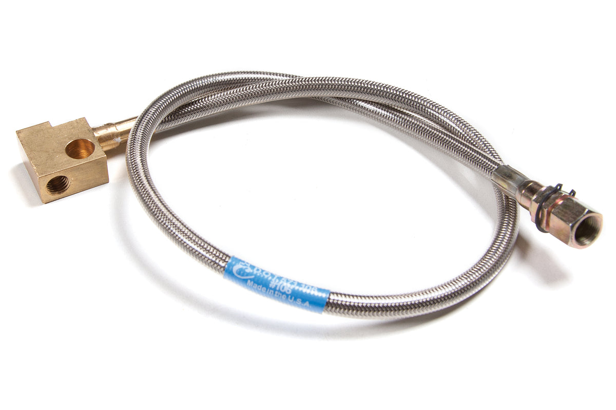 BDS Suspension Rear Brake Line - Stainless Steel | Fits 6 Inch Lift | 2003-2011 Dodge Ram 2500/3500 4WD