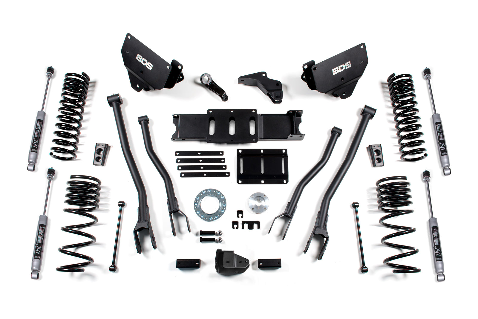 BDS Suspension 6 Inch Lift Kit w/ 4-Link | Ram 2500 (14-18) 4WD | Diesel