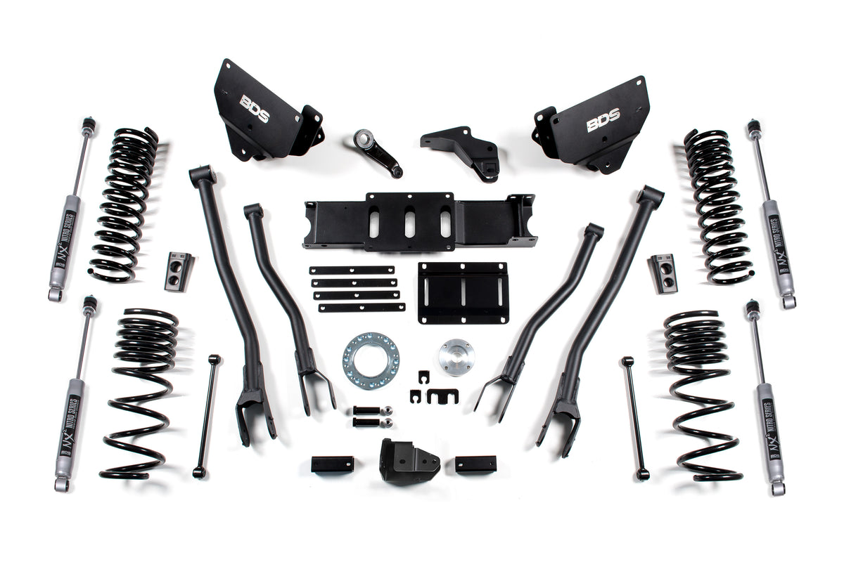 BDS Suspension 5.5 Inch Lift Kit w/ 4-Link | Ram 2500 (14-18) 4WD | Gas