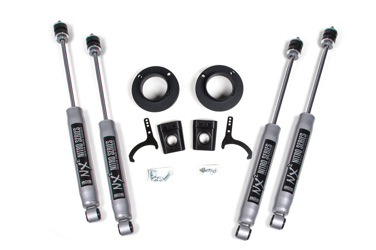 BDS Suspension 2 Inch Leveling Kit | Ram 2500 w/ Rear Air Ride (14-26) 4WD