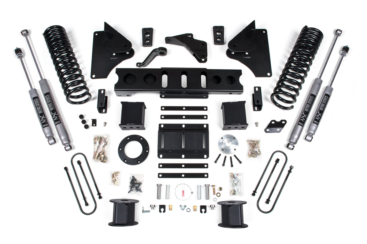 BDS Suspension 5.5 Inch Lift Kit | Ram 3500 w/ Rear Air Ride (13-18) 4WD | Gas