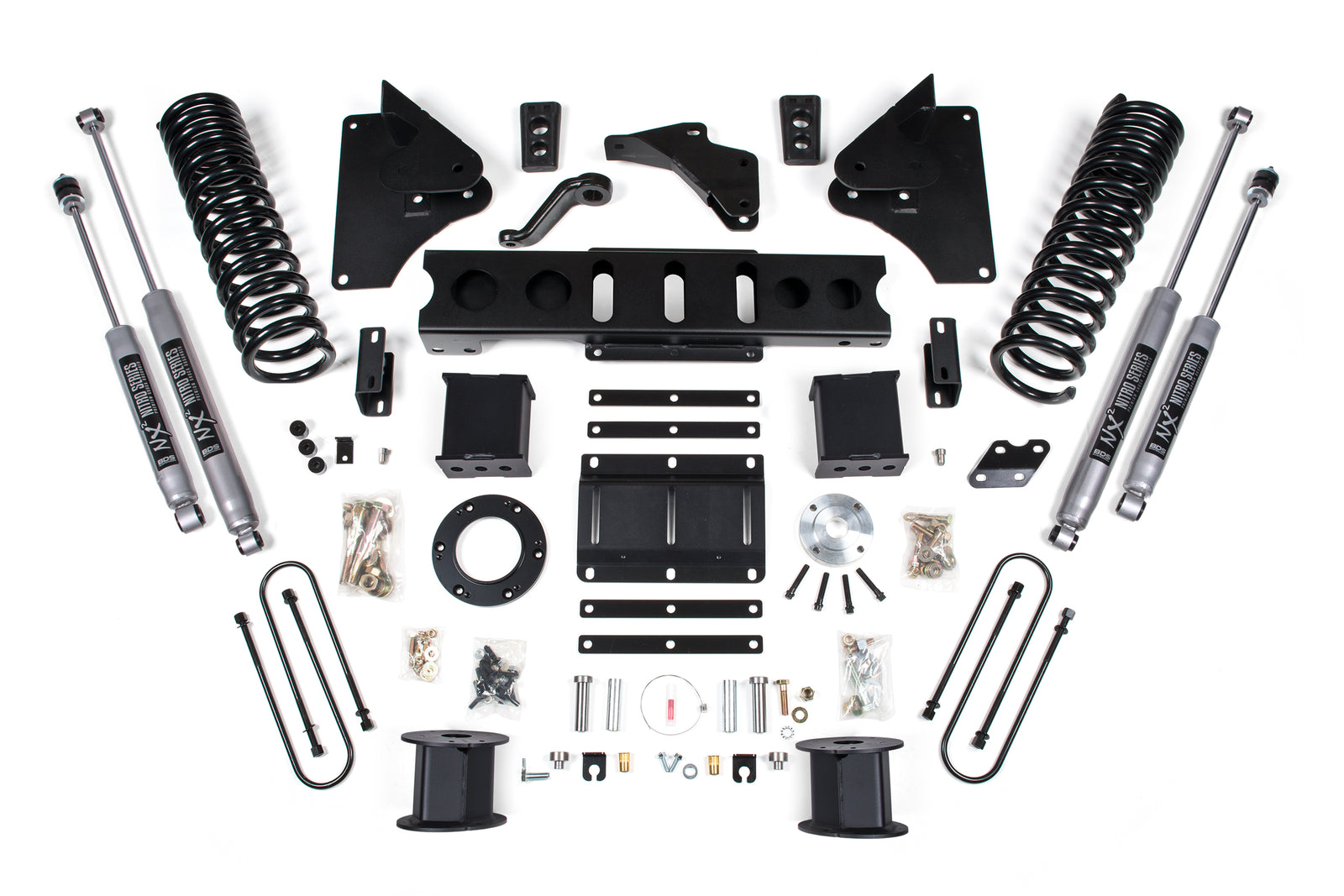BDS Suspension 5.5 Inch Lift Kit | Ram 3500 w/ Rear Air Ride (13-18) 4WD | Gas