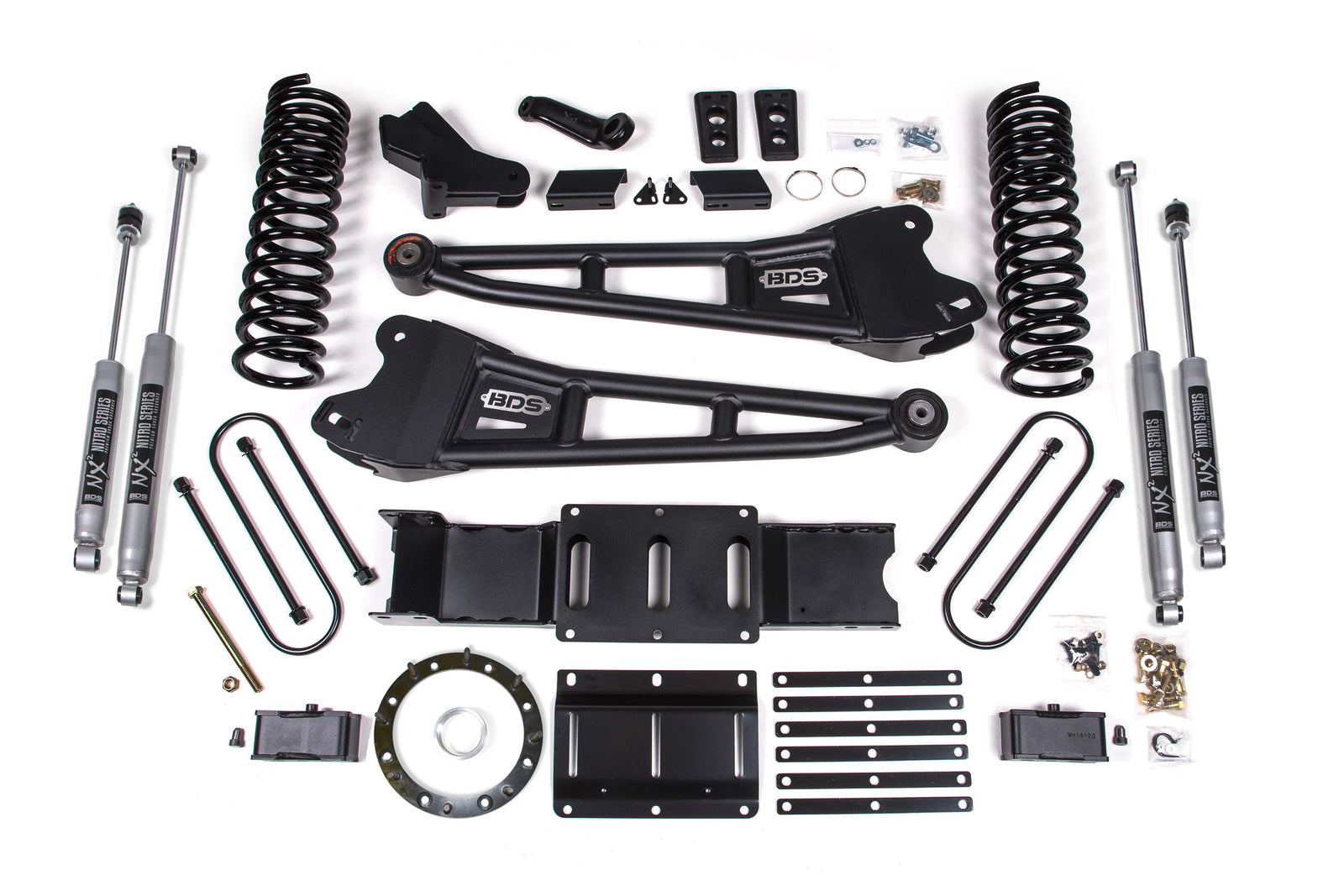BDS Suspension 4 Inch Lift Kit w/ Radius Arm | Ram 3500 (19-24) 4WD | Diesel