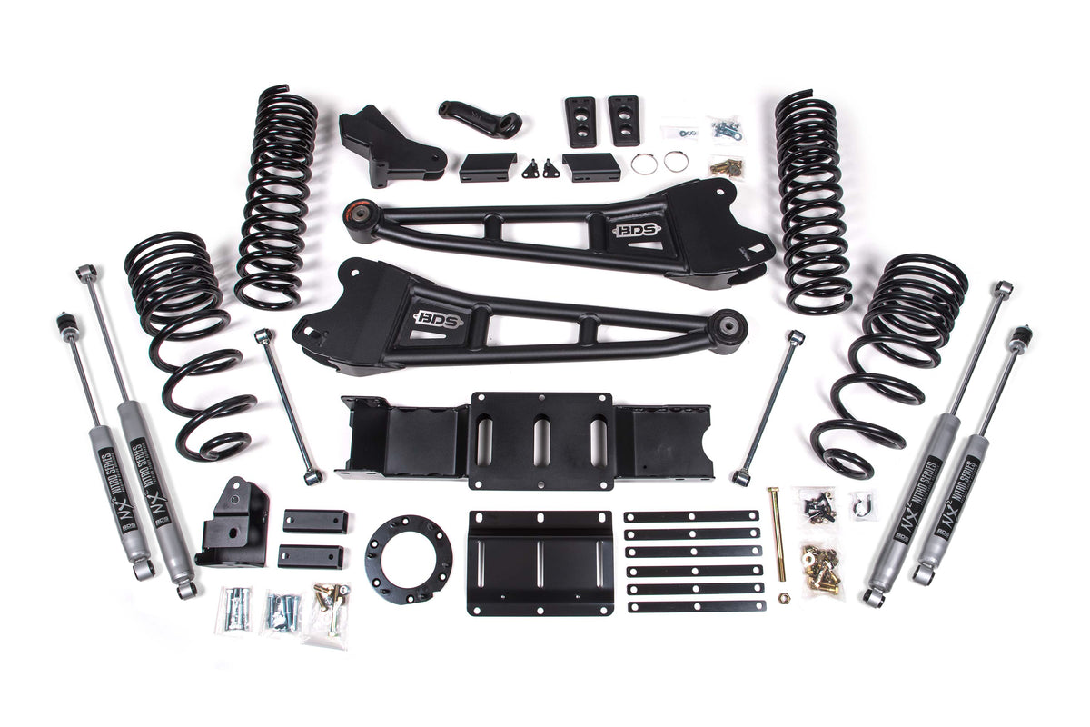 BDS Suspension 4" Lift Kit w/ Radius Arm | Ram 2500 (19-26) 4WD | BDS Suspension