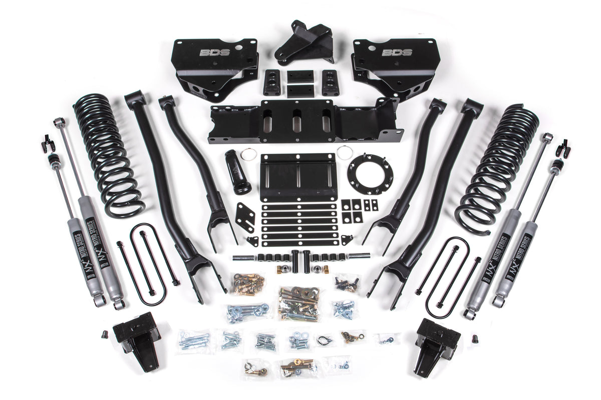 BDS Suspension 6 Inch Lift Kit w/ Radius Arm | Ram 3500 (19-24) 4WD | Diesel