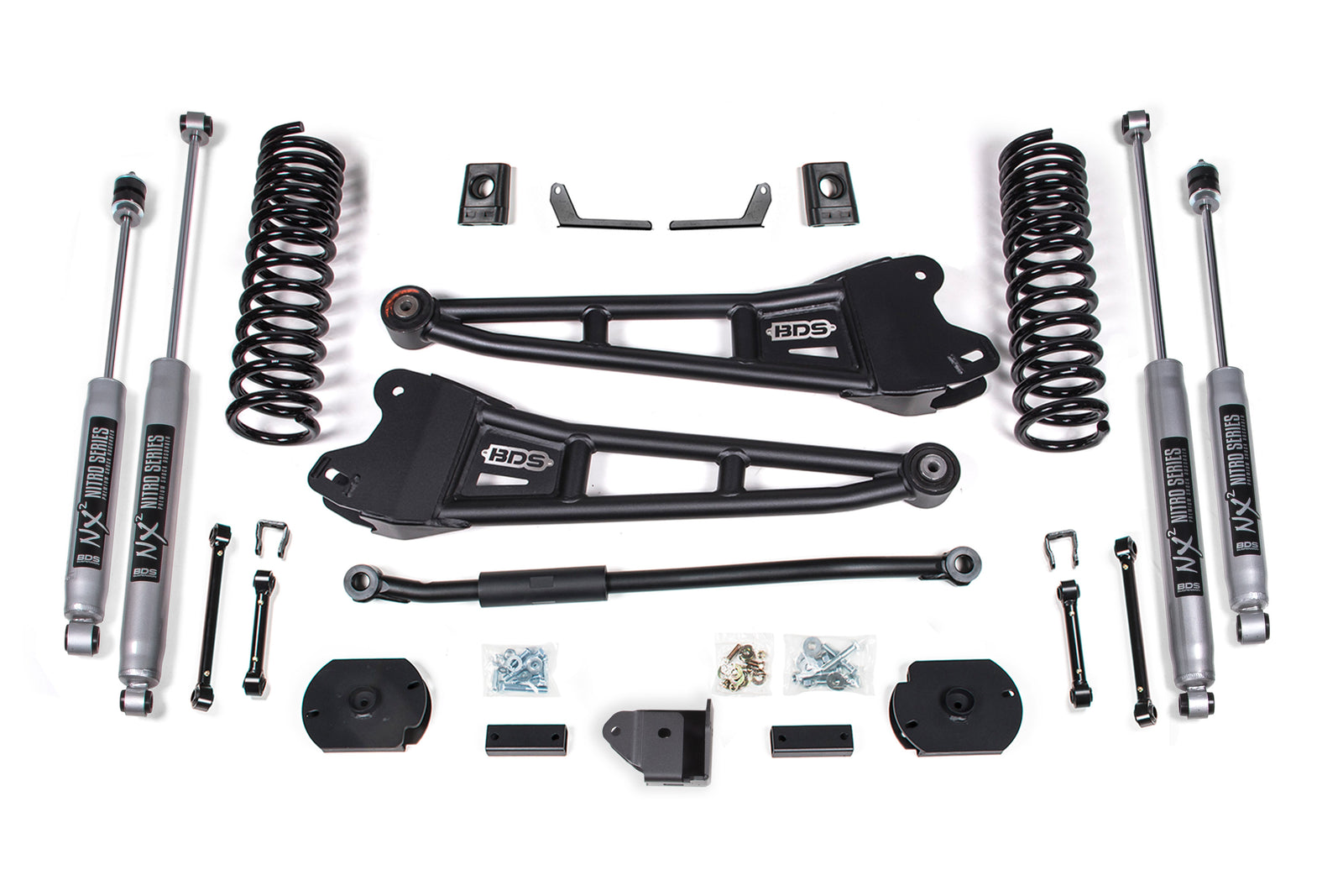 BDS Suspension 3 Inch Lift Kit | Ram 2500 w/ Rear Air Ride (14-18) 4WD | Diesel