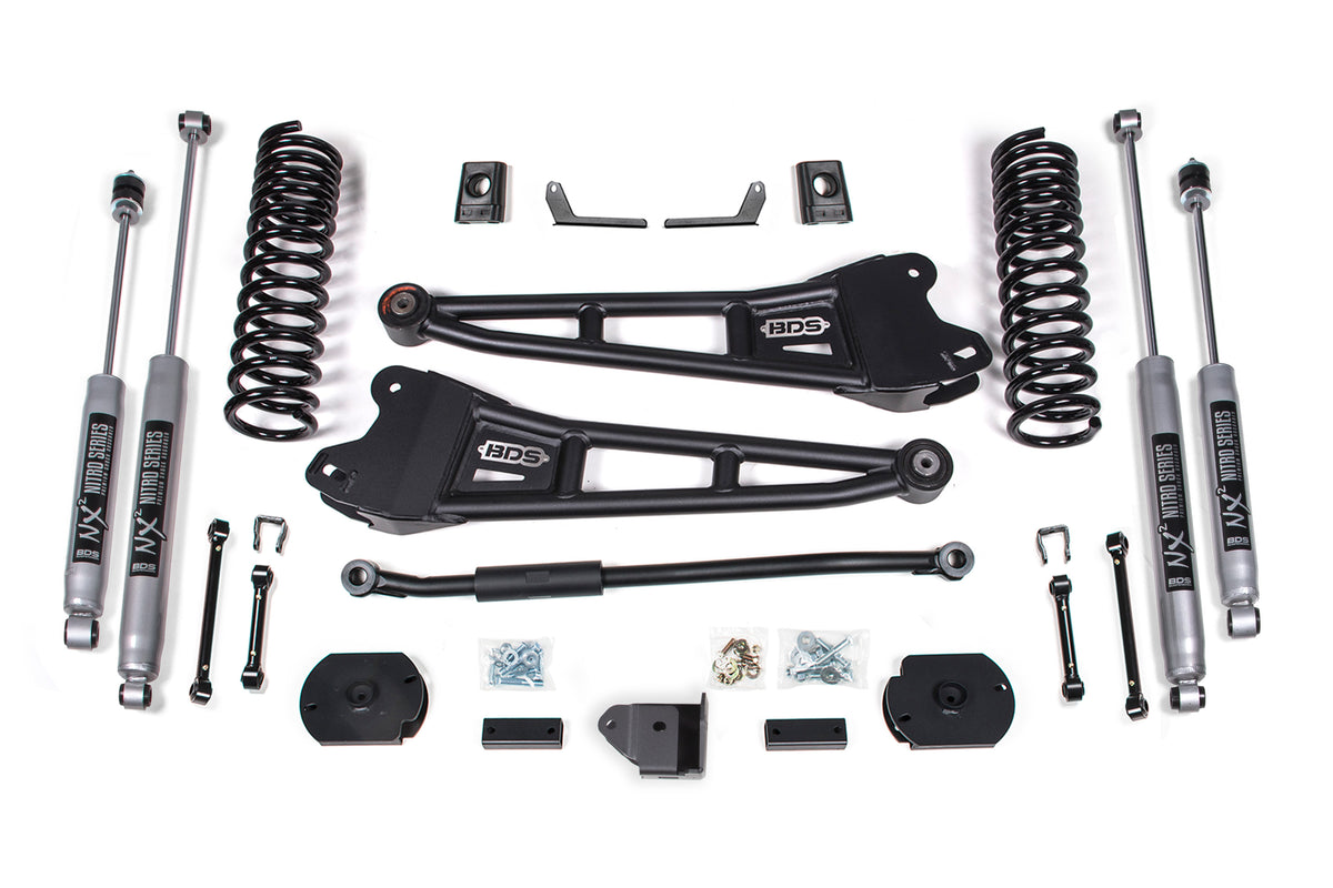 BDS Suspension 3 Inch Lift Kit | Ram 2500 w/ Rear Air Ride (19-24) 4WD | Diesel