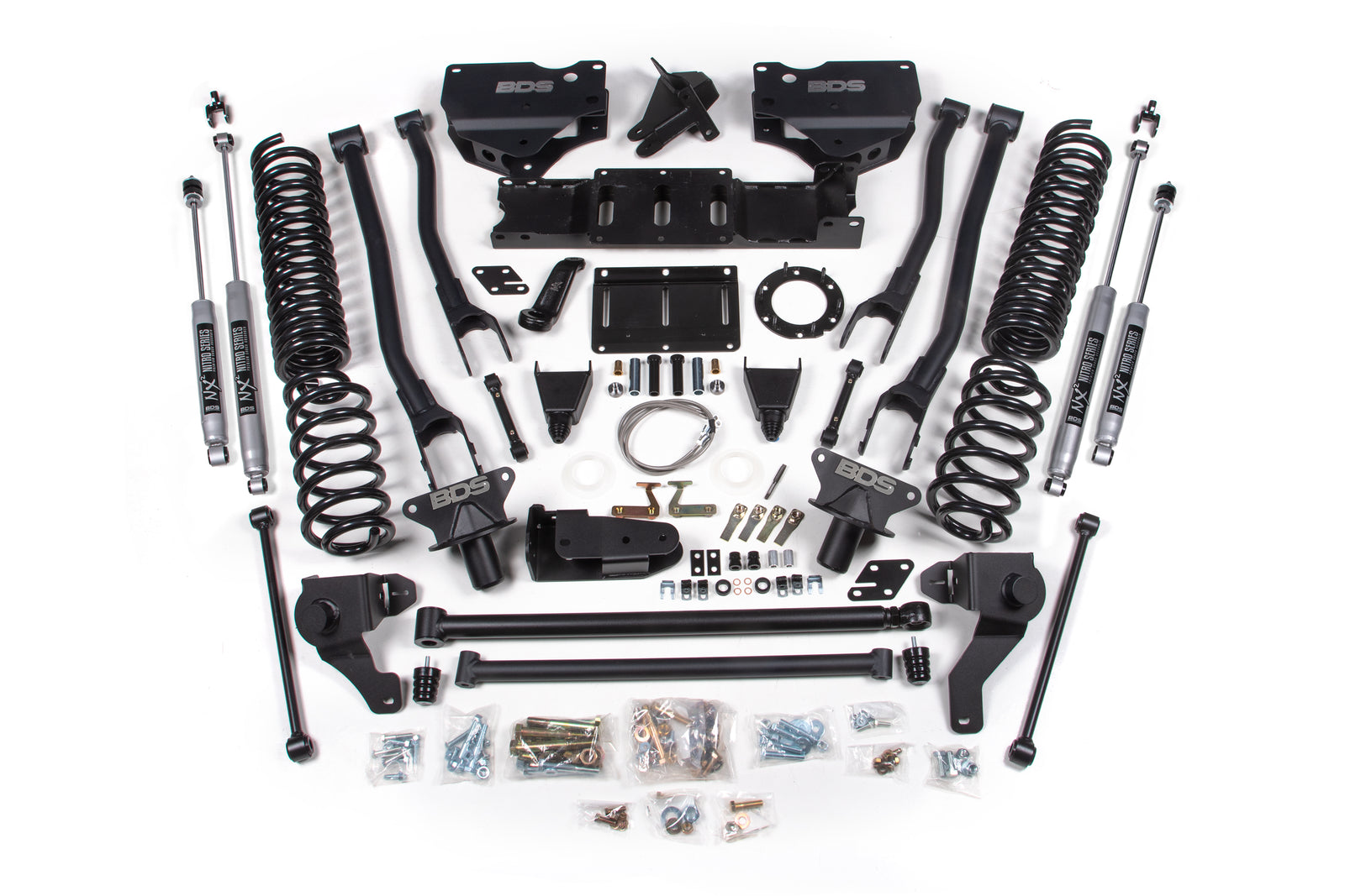 BDS Suspension 8 Inch Lift Kit w/ 4-Link | Ram 2500 (19-24) 4WD | Diesel