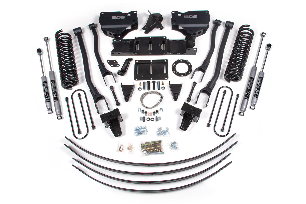 BDS Suspension 8 Inch Lift Kit w/ 4-Link | Ram 3500 (19-24) 4WD | Diesel