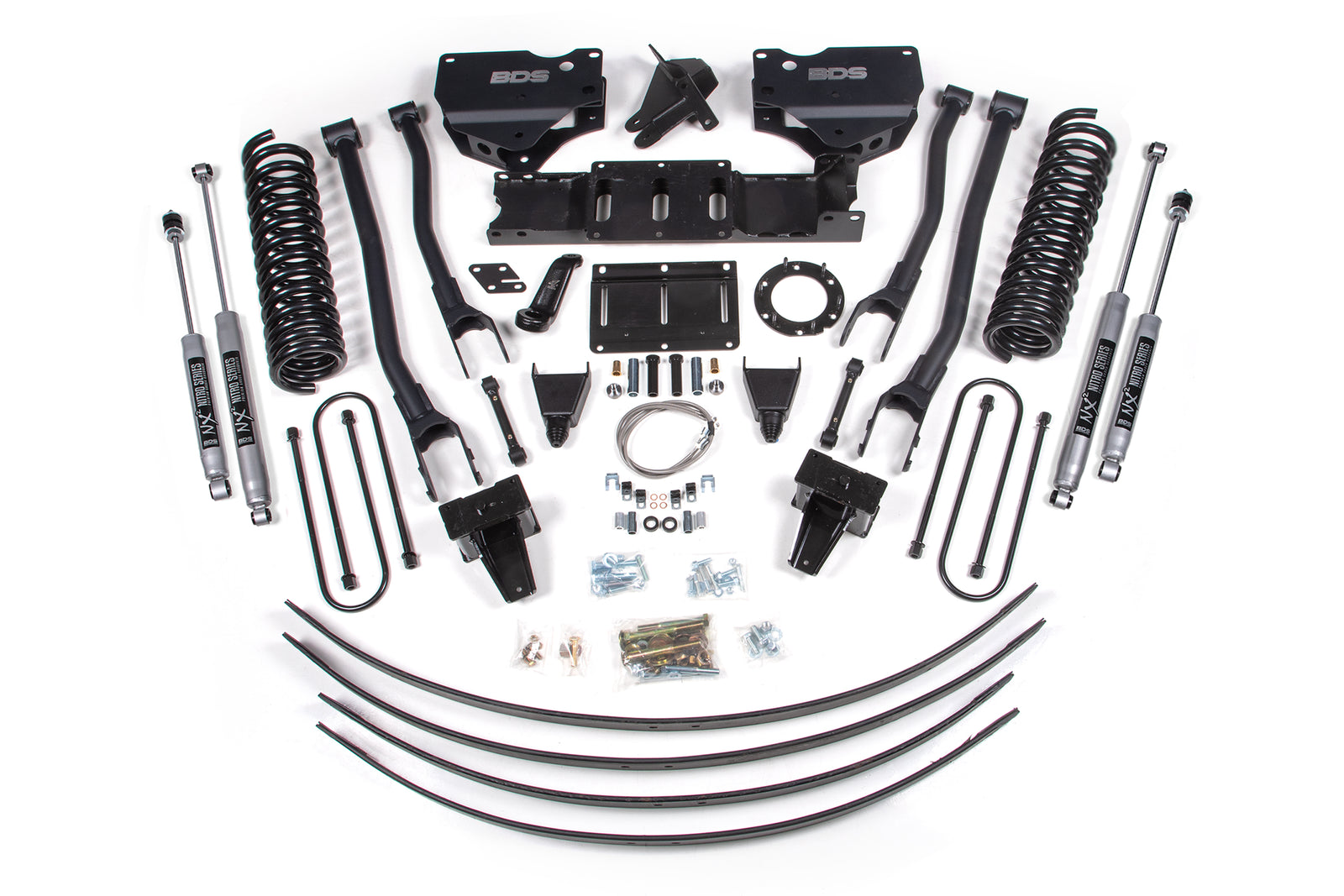 BDS Suspension 8 Inch Lift Kit w/ 4-Link | Ram 3500 (19-24) 4WD | Diesel