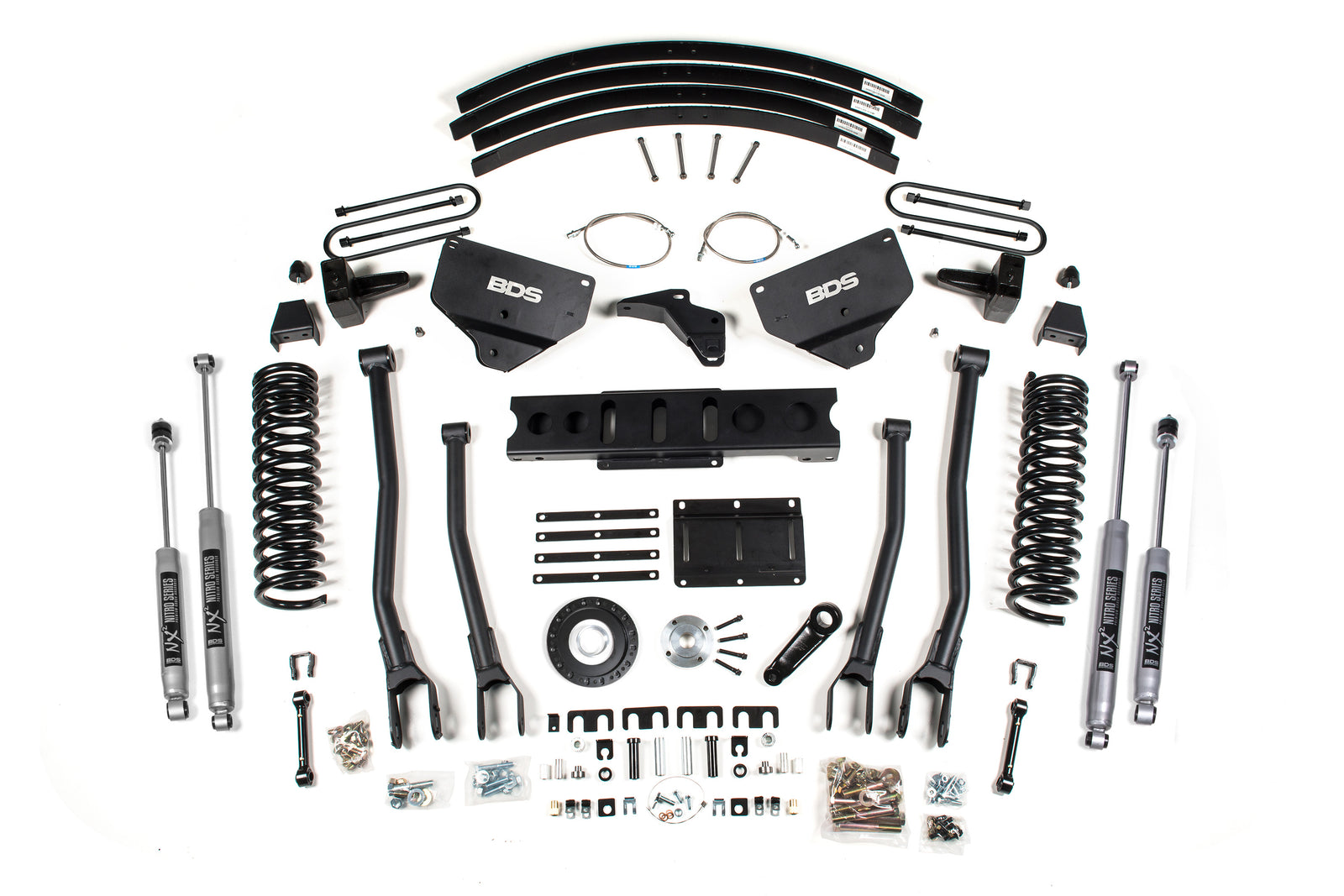 BDS Suspension 8 Inch Lift Kit w/ 4-Link | Ram 3500 (13-18) 4WD | Diesel