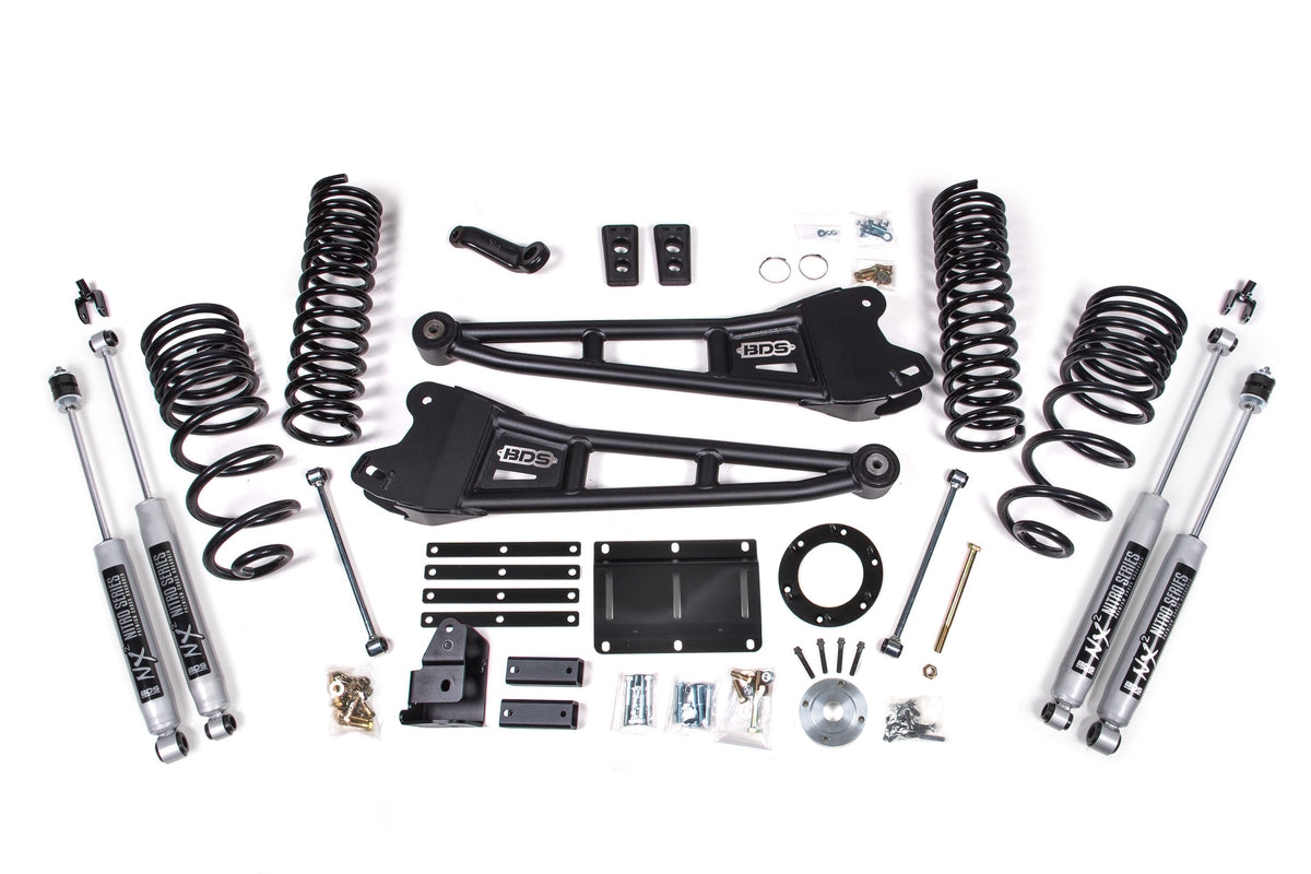 BDS Suspension 5.5 Inch Lift Kit w/ Radius Arm | Ram 2500 (14-18) 4WD | Gas